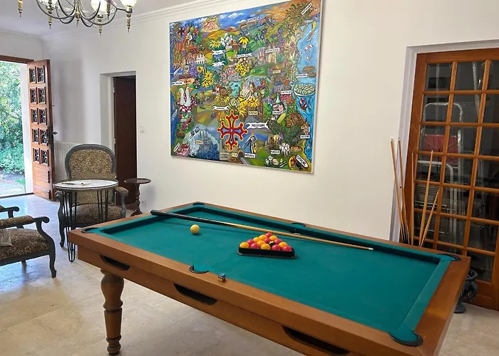 Les Mercieres La Villa, Au Coeur De L'occitanie Et Du Pays Cathare, Laurag-aise, Grands Espaces, Oasis De Nature, Convivialite, Detente, 6 Piscine Chauffee, Terrain De Petanque, Wifi, Piano, Billard, Cheminee Pour L'h *